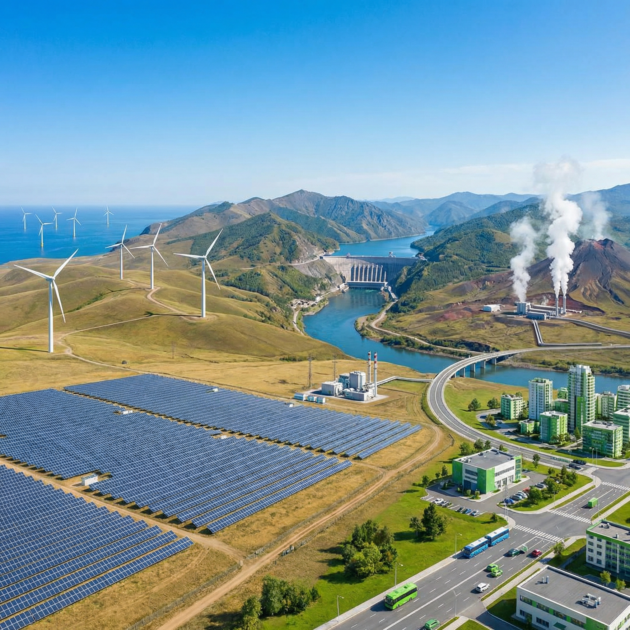 Развитие устойчивой энергетической системы